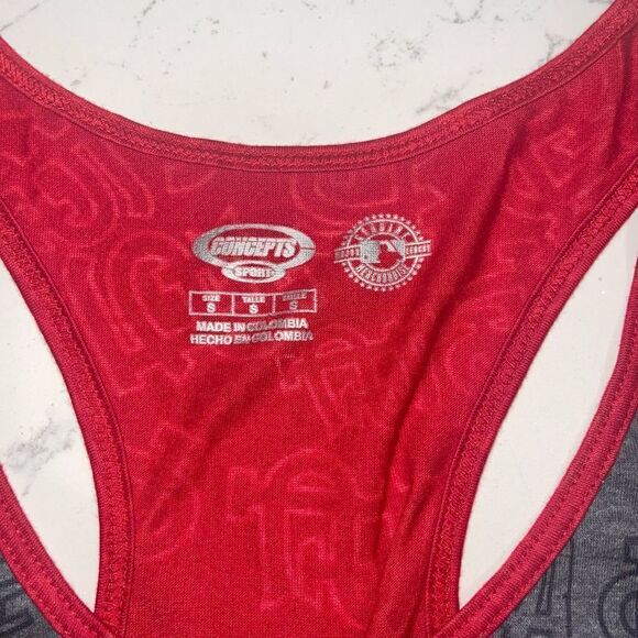 Concepts Sport Red, Grey & White Cardinals Tank Top - Size Small‎ - Picture 2 of 6